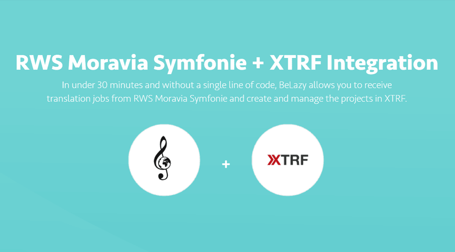 RWS Moravia Symfonie + XTRF Integration BeLazy